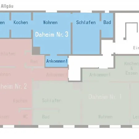 Διαμέρισμα Daheim Nr 3 - Suedwesterhaus Allgaeu Oberstaufen